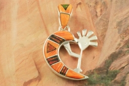 Calvin Begay Kokopelli Pendant